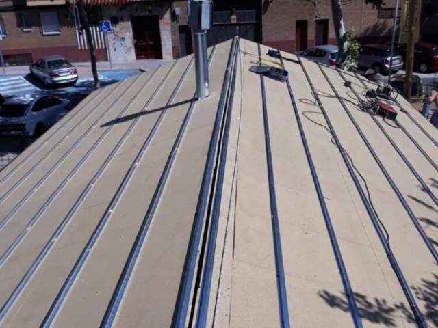 Instalacion-tejado omegas superficie estable
